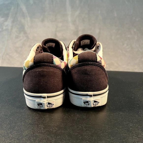 Vans Old Skool Checkerboard Skate Shoes Women's 8 Black Skate Shoes - Picture 5 of 9